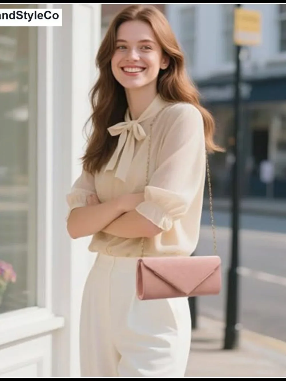 Faux Suede Envelope Clutch with Detachable Chain, Evening Bag